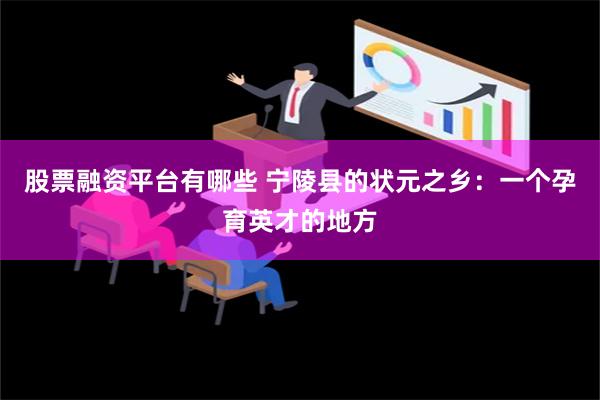 股票融资平台有哪些 宁陵县的状元之乡：一个孕育英才的地方